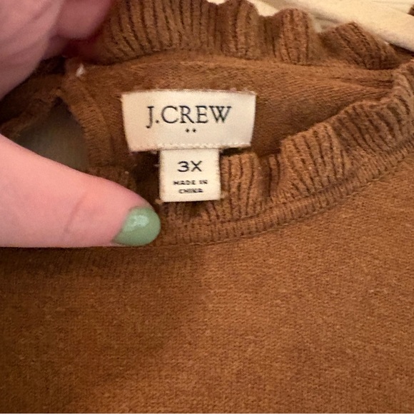 J. Crew Ruffle Neck Sweater - Picture 2 of 3